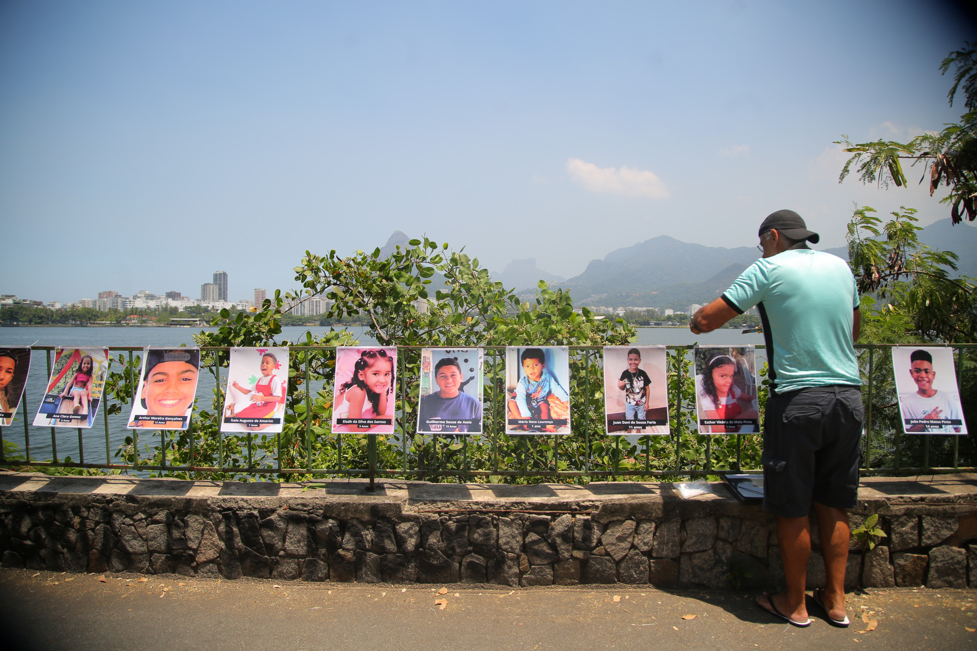 A homenagem foi refeita - Divulgação/ ONG Rio de Paz