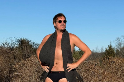 Fábio Porchat posa de sunga na neve: 'Entrei pra trend'