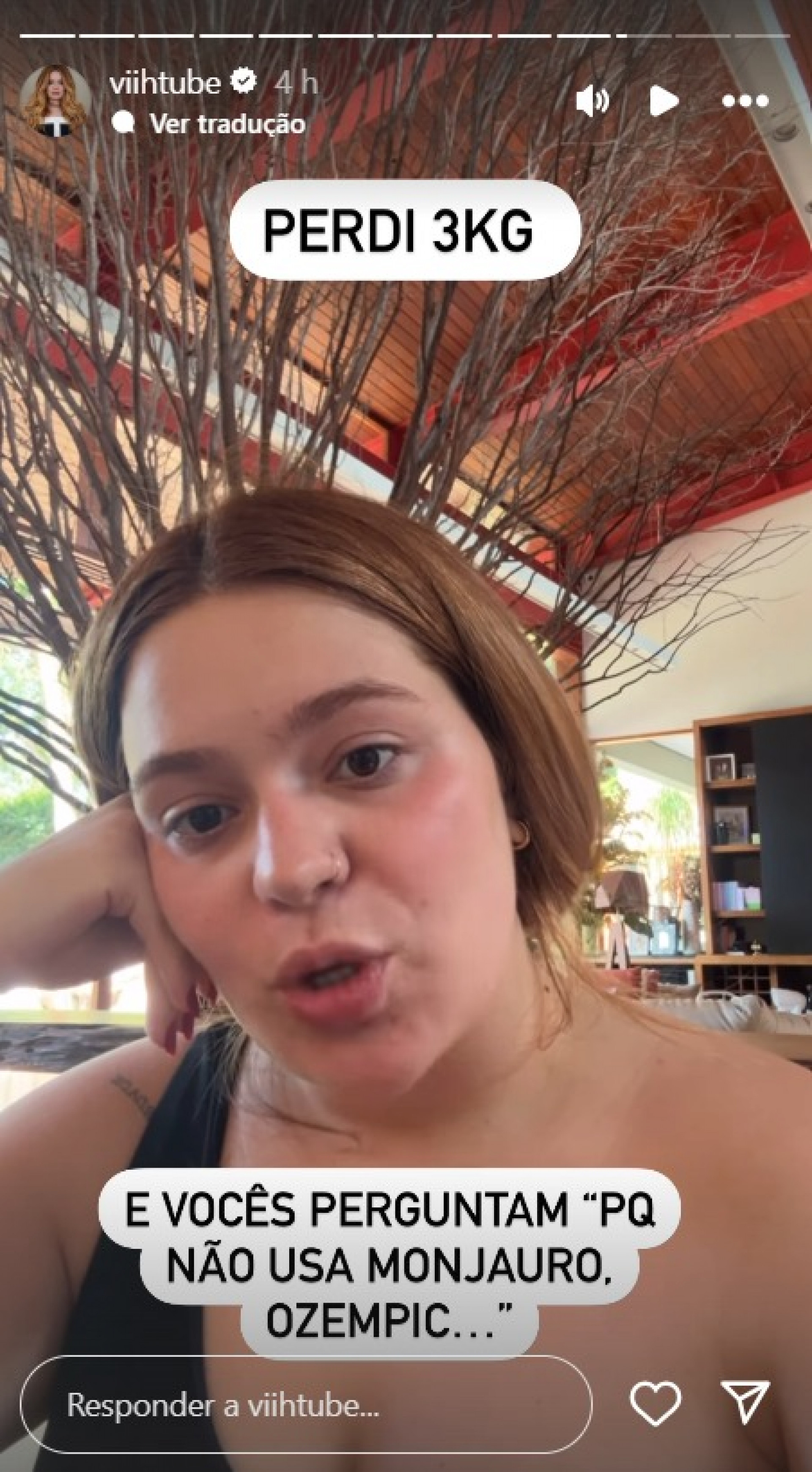 Viih Tube relatou que não se adaptou aos remédios para emagrecer - Reprodução Instagram