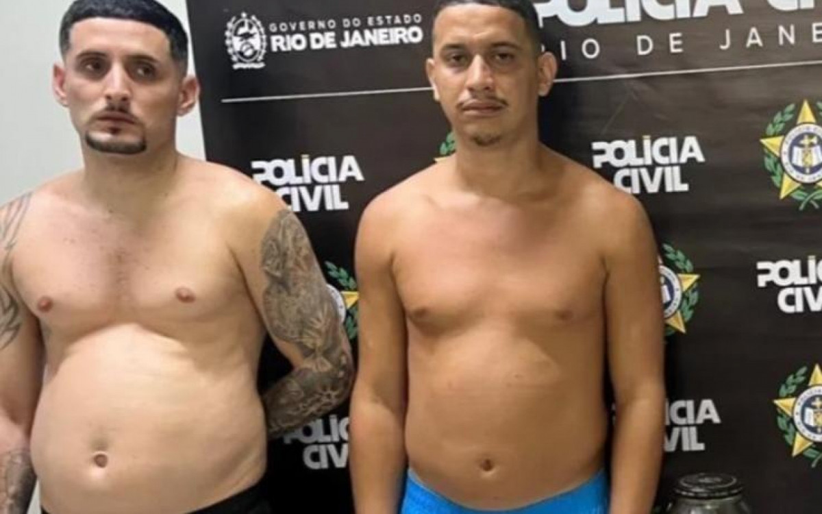 Rodolfo Manhães Viana, o \'Rato\', e Wesley de Souza, o \'W\', foram capturados no sábado