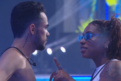 Thamiris e João Gabriel discutem durante a festa do 'BBB 25': 'Você não é criança'