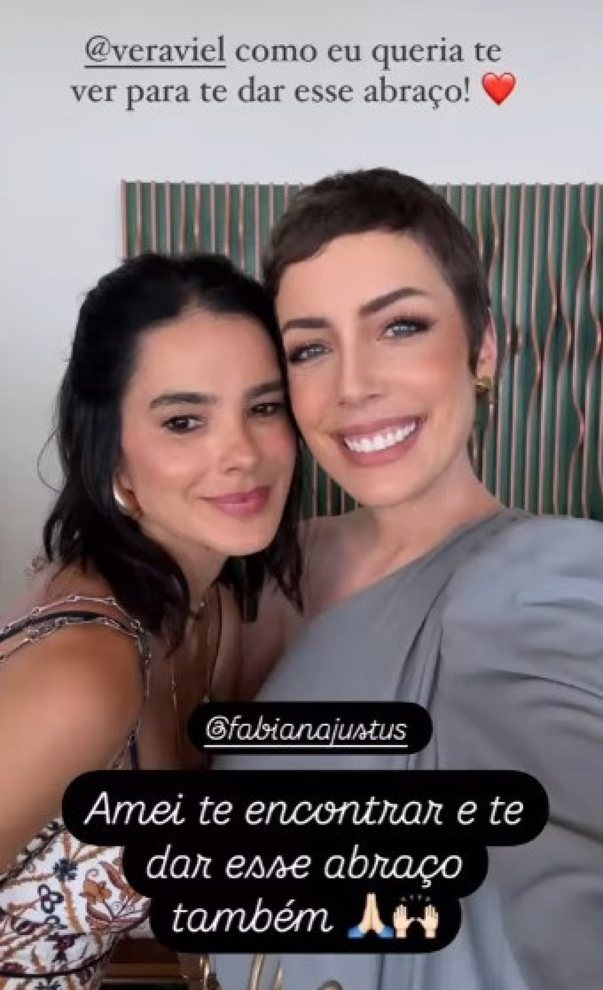 Vera Viel e Fabiana Justus se encontraram no anivers&aacute;rio de Ana Paula Siebert  - Reprodu&ccedil;&atilde;o Instagram