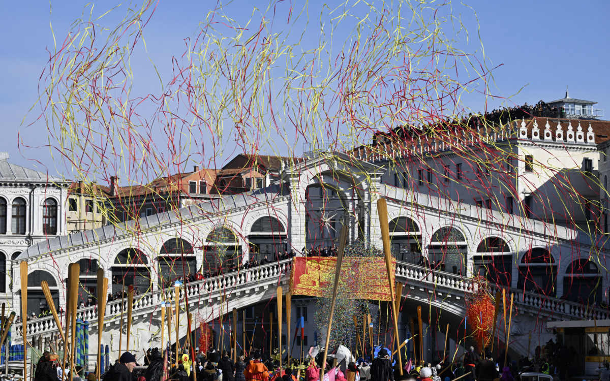 Carnaval de Veneza ocorre de 14 de fevereiro a 4 de março