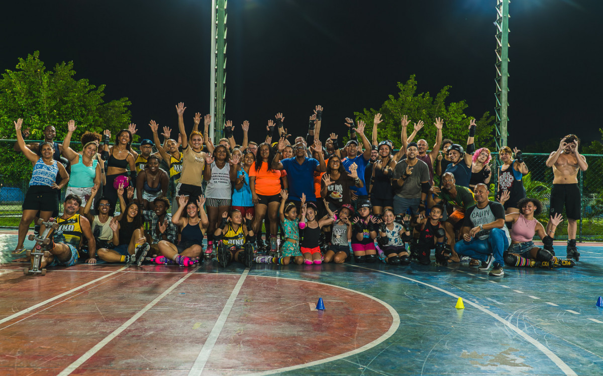 O programa ?Bora Patinar- Encontro de Patinação? tem atraído um grande número de participantes