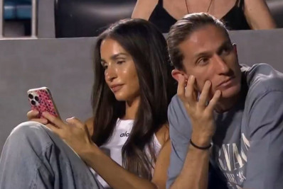 Técnico do Flamengo, Filipe Luís marca presença no Rio Open