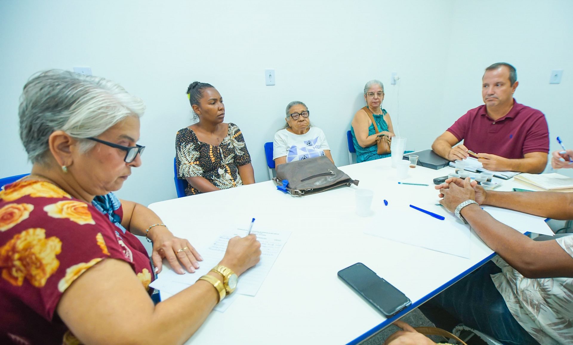 A presidente do conselho municipal, Mirian Rodrigues (esq) - Gilberto Rocha