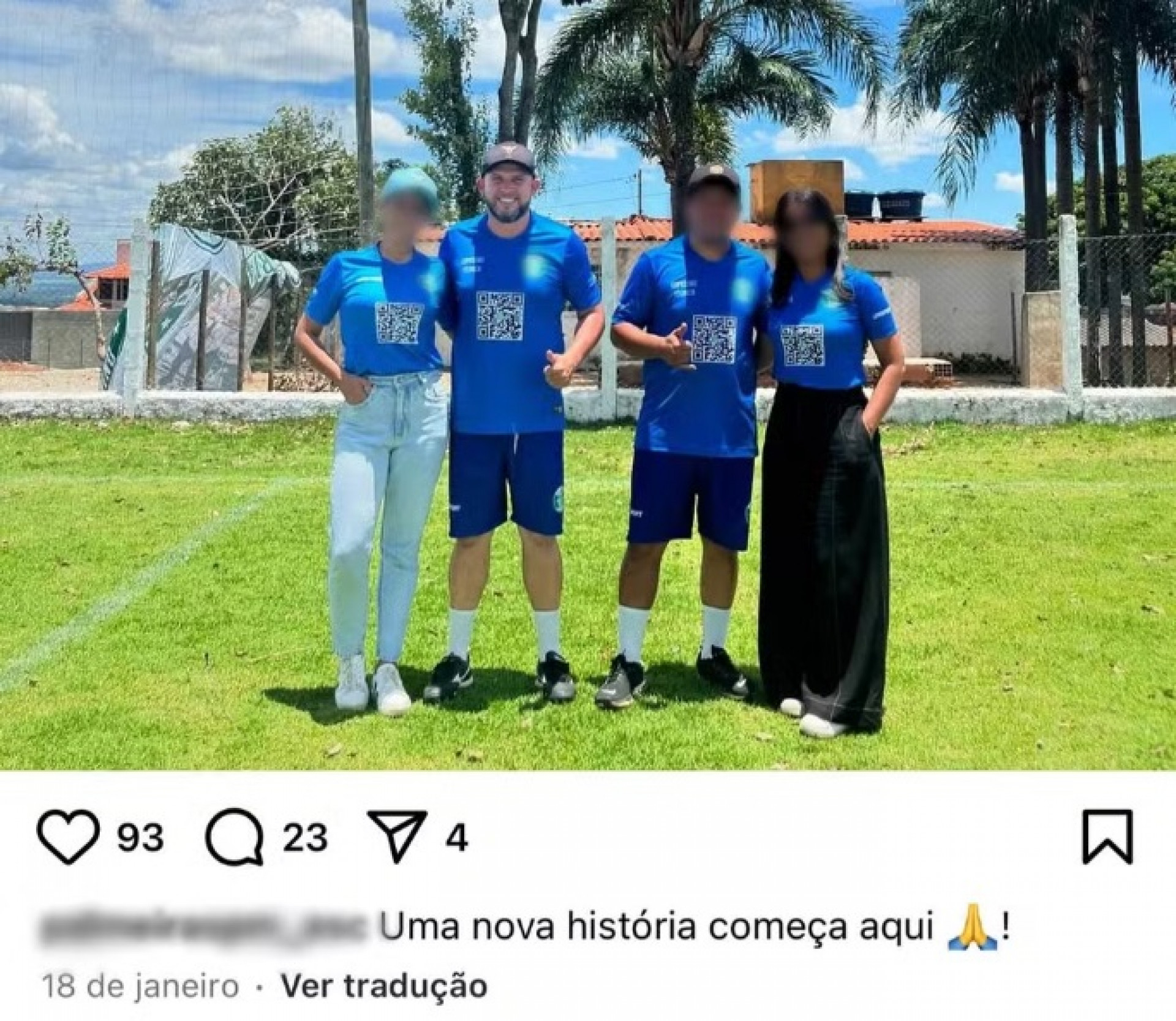 Macarr&atilde;o, amigo de Bruno, trabalha como treinador de goleiros em escolinha - Reprodu&ccedil;&atilde;o