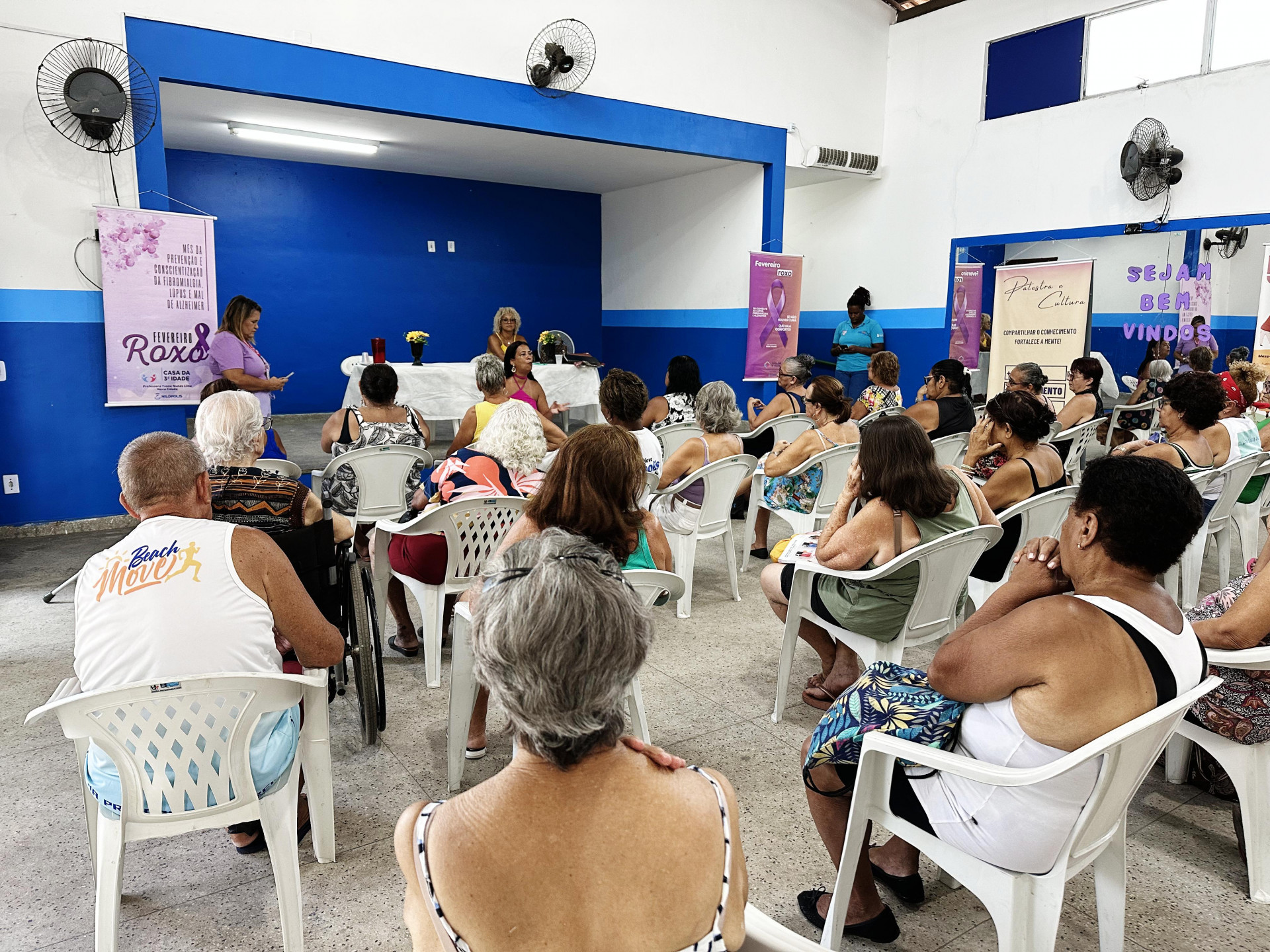 O evento contou com a participa&ccedil;&atilde;o de 50 homens e mulheres - Felipe Soares / PMN