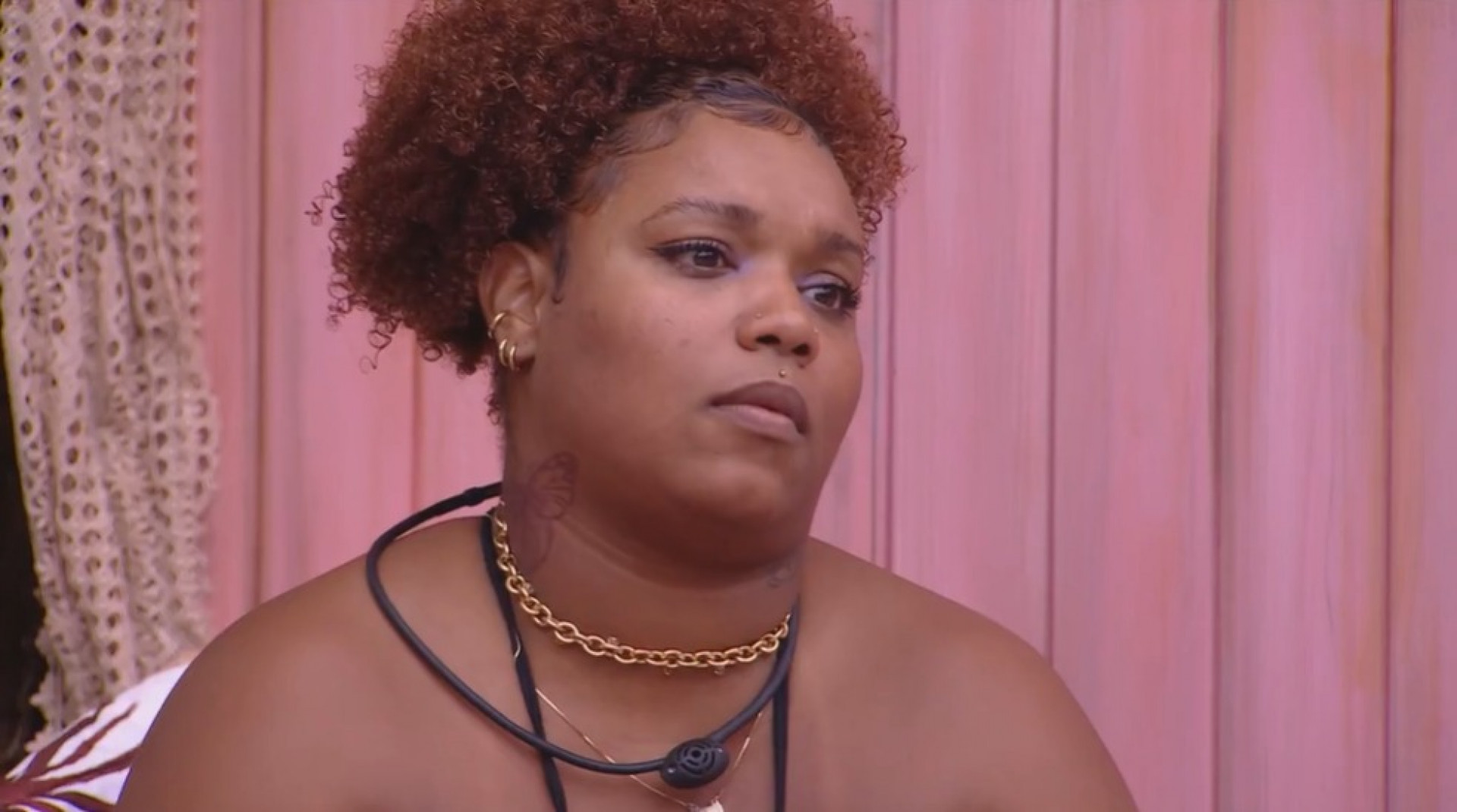 Thamiris, Camilla e Vitória discutem depois da formação do paredão - Reprodução Globoplay