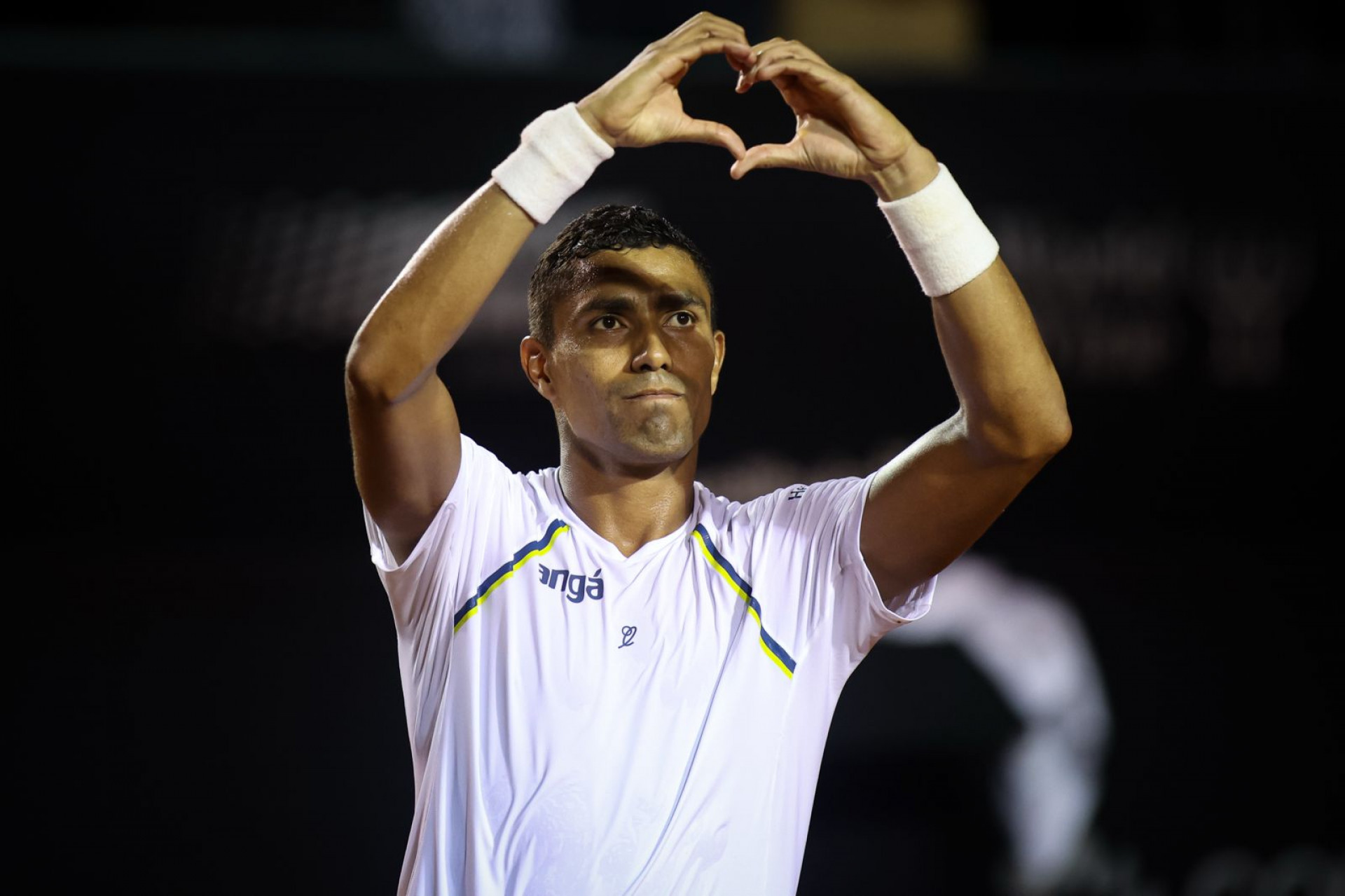 Comemoração de Thiago Monteiro - Renan Areias/ Agência O Dia