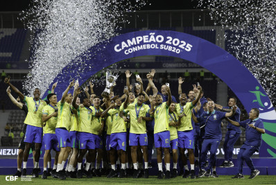 Garotada do Brasil agradece apoio da Seleção Principal durante o Sul-Americano