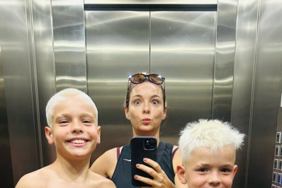 Regiane Alves se diverte ao exibir novo visual dos filhos: 'Socorro'