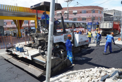 Trecho do MUVI na Parada 40 recebe pavimentação
