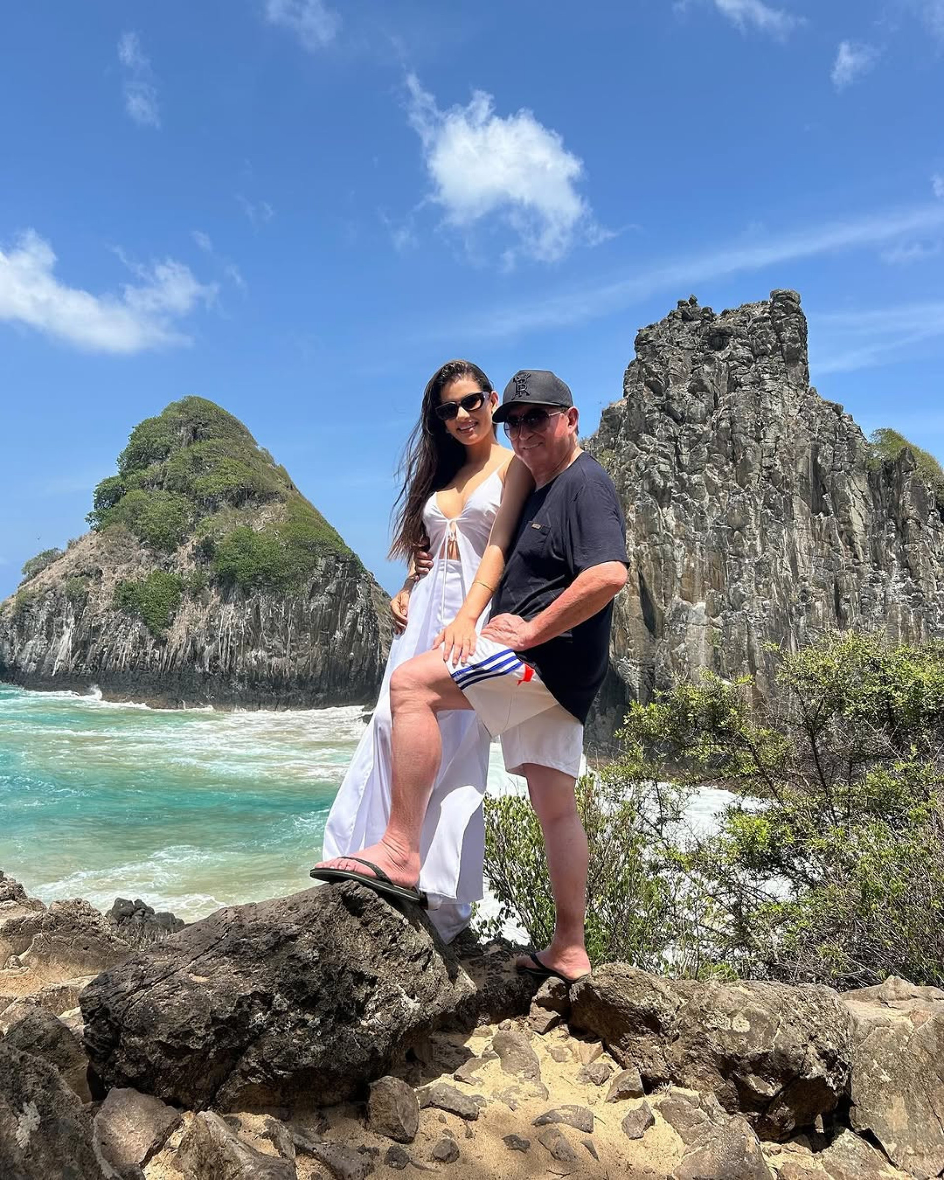 Calita Franciele e Amado Batista - Reprodução/Instagram