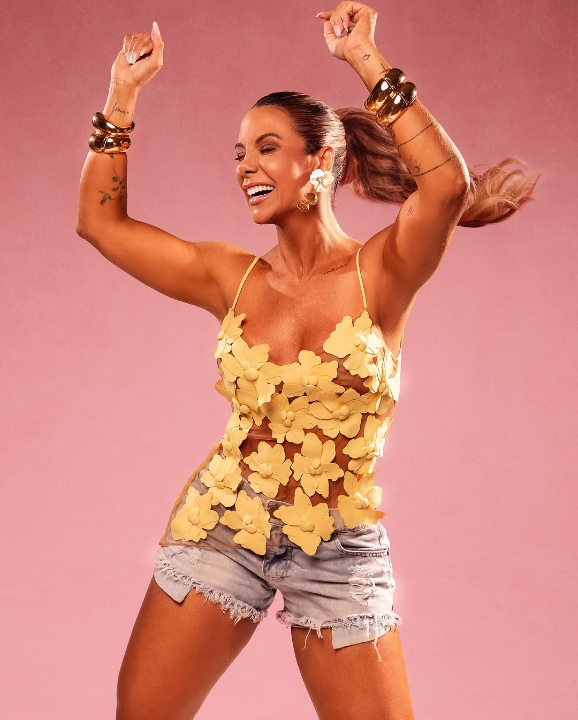 Carla Perez comanda o bloco infantil Algodão Doce - Reprodução/Instagram