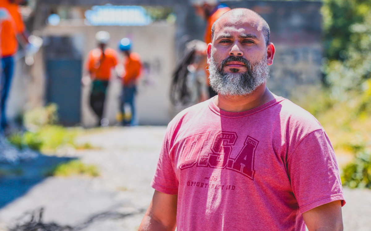 O morador do bairro Vila São João, Jonathan de Castro