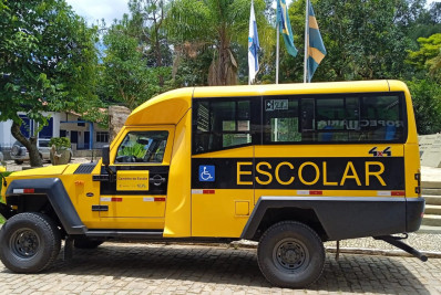 Paraíba do Sul recebe novo ônibus escolar