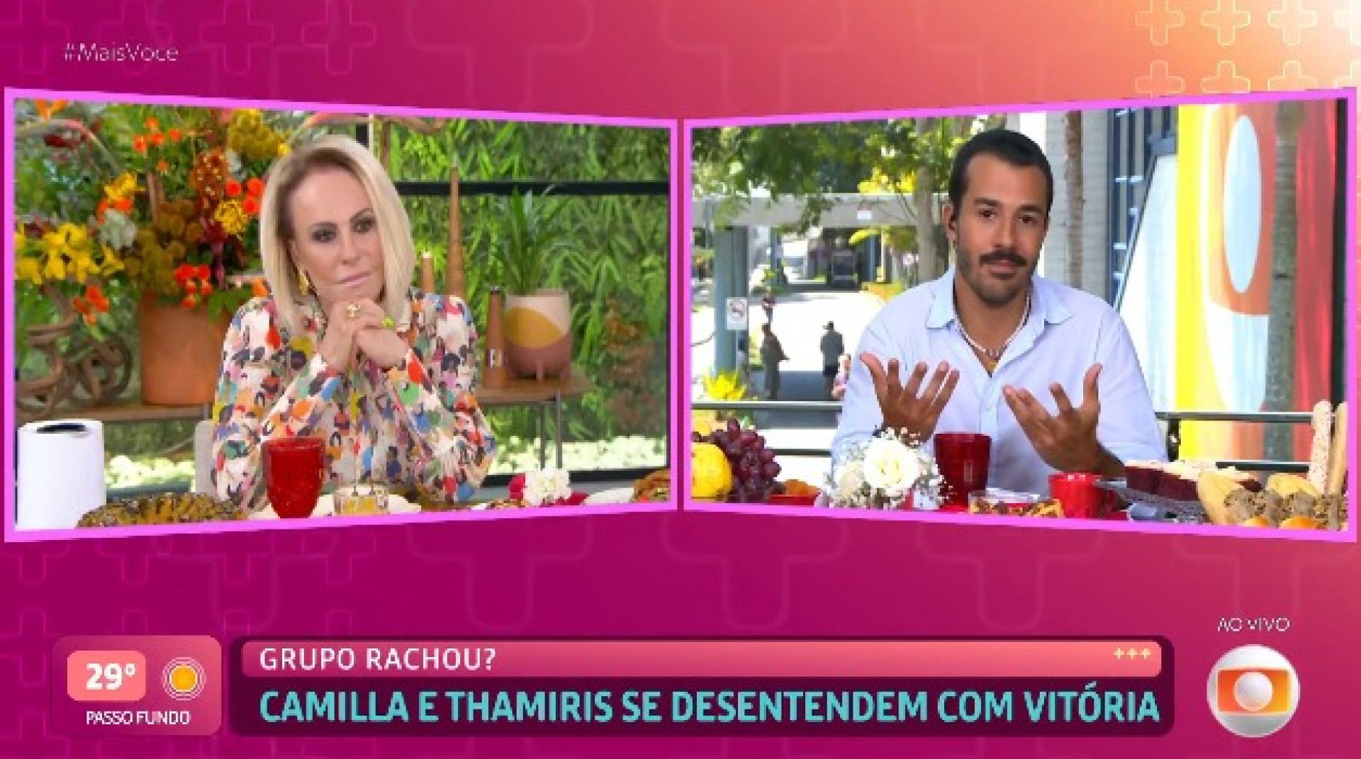 Mateus contou que ficou decepcionado com Camilla e Thamiris  - Reprodução Globoplay
