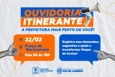Ouvidoria Itinerante estará em Saracuruna neste sábado