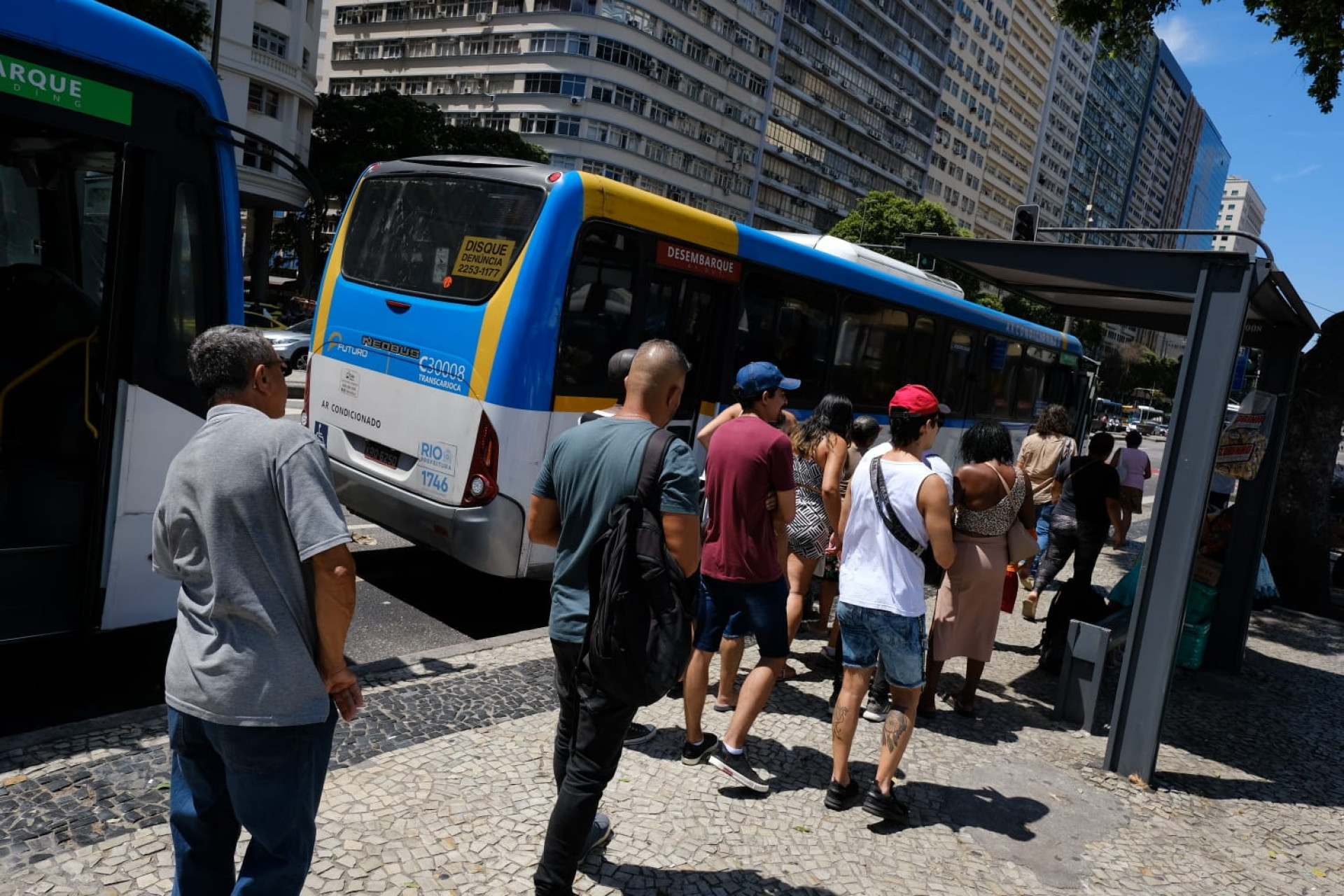 Passageiros embarcando no Centro do Rio  - Pedro Teixeira / Agência O Dia 