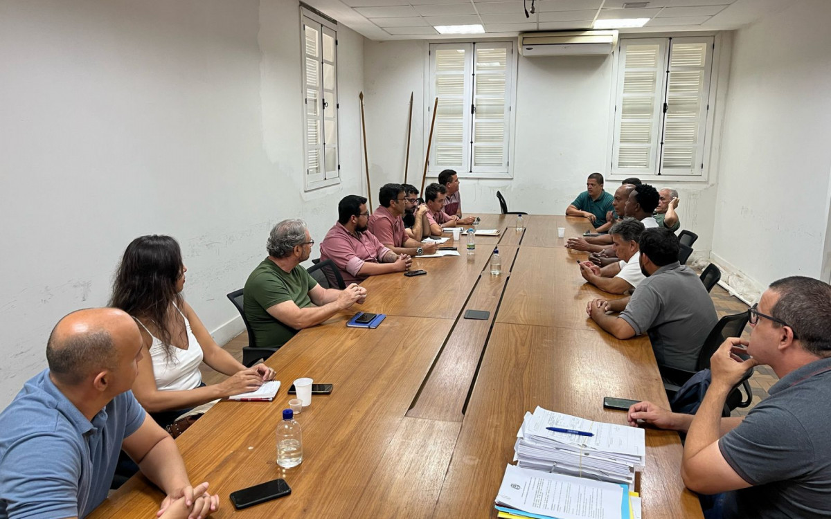 Reunião realizada entre as secretarias