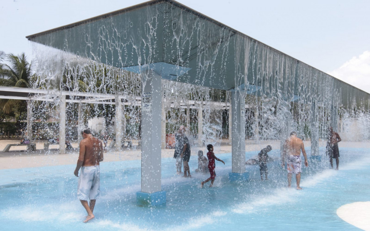 Parque Madureira se tornou &oacute;tima op&ccedil;&atilde;o para fugir do calor