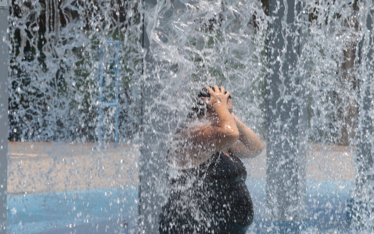 Cariocas foram ao Parque Madureira para fugir do calor