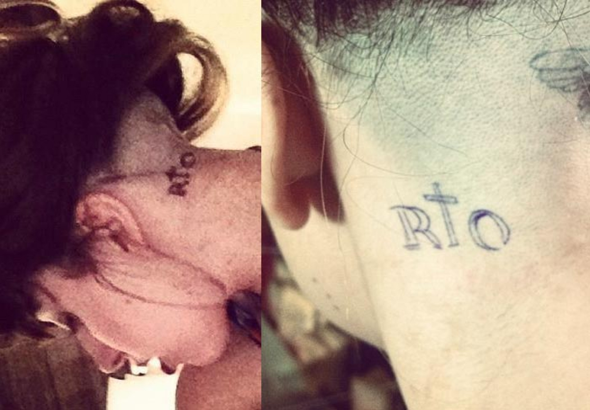 Lady Gaga tem tatuagem em homenagem ao Rio - Reprodução / Instagram 