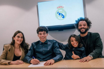Filho de Marcelo, Enzo Alves renova contrato com o Real Madrid
