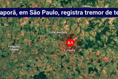 Tremor de terra de baixa magnitude é registrado no interior de São Paulo