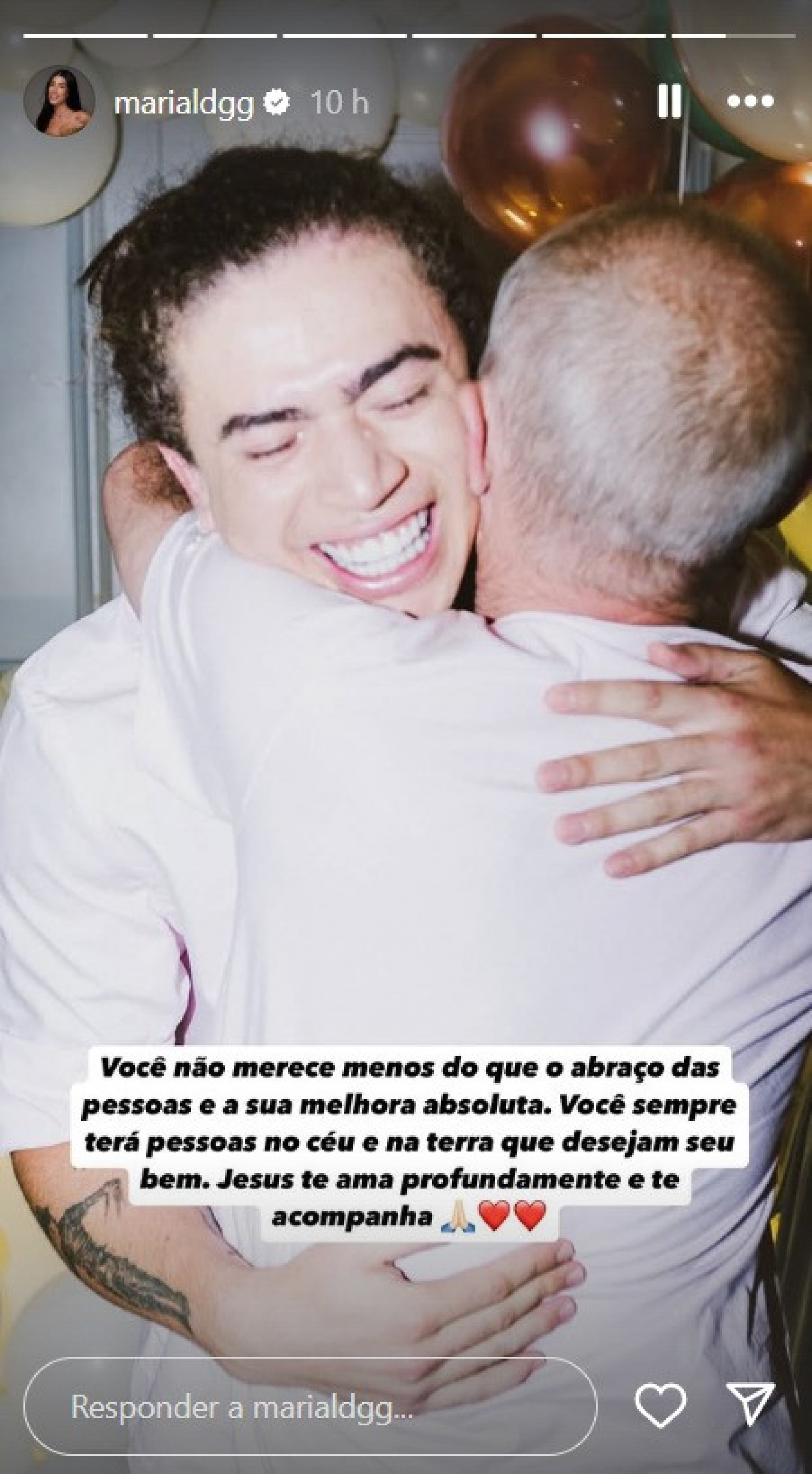 Maria Lina publica foto de Whindersson Nunes e declara apoio ao humorista - Reprodução Instagram