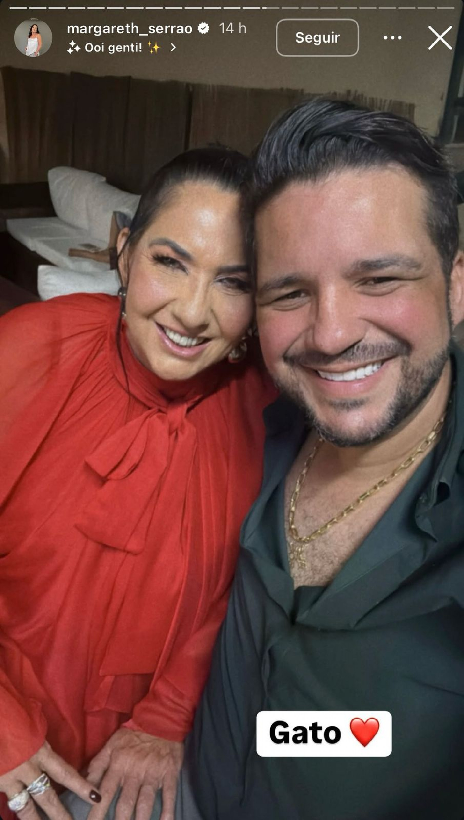 Margareth Serrão e Danilo Nascimento - Reprodução/Instagram