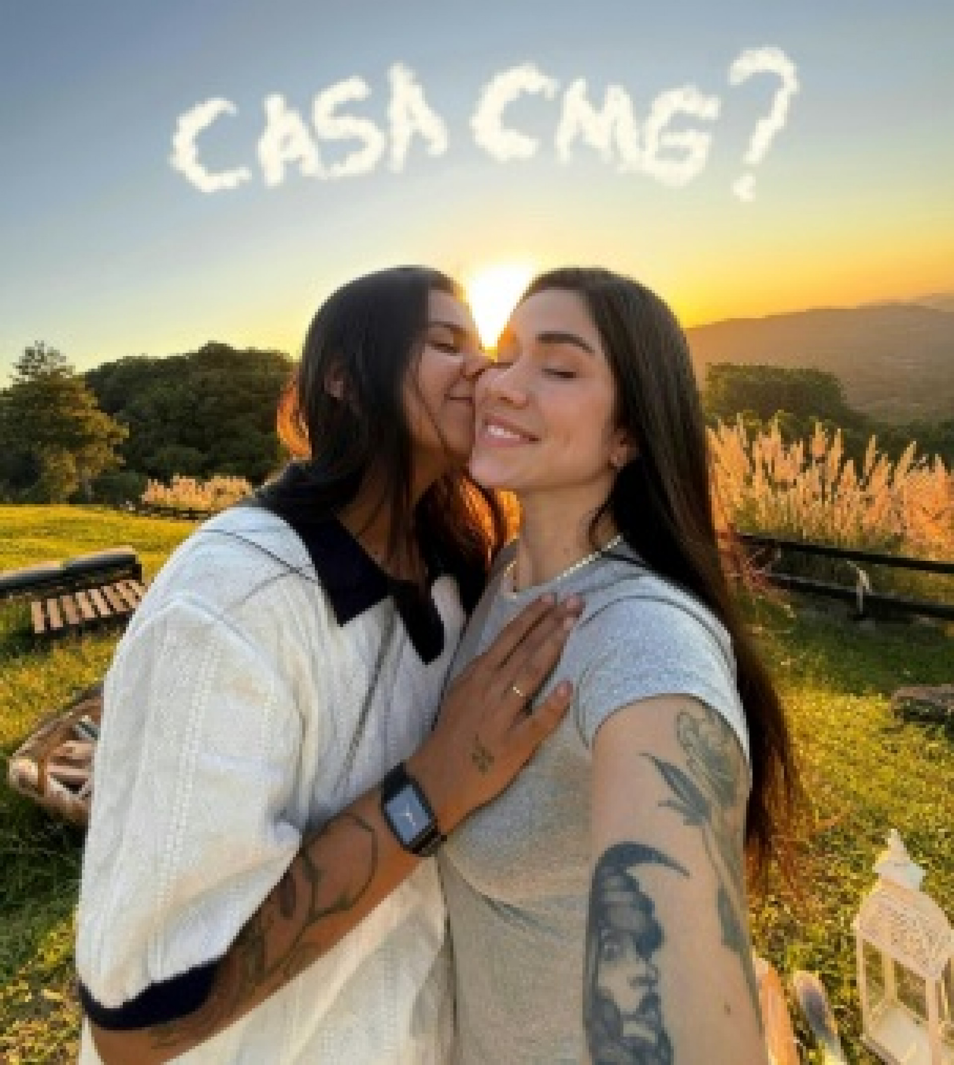 Yasmin Santos pediu Maria Venture em casamento - Reprodução/Instagram