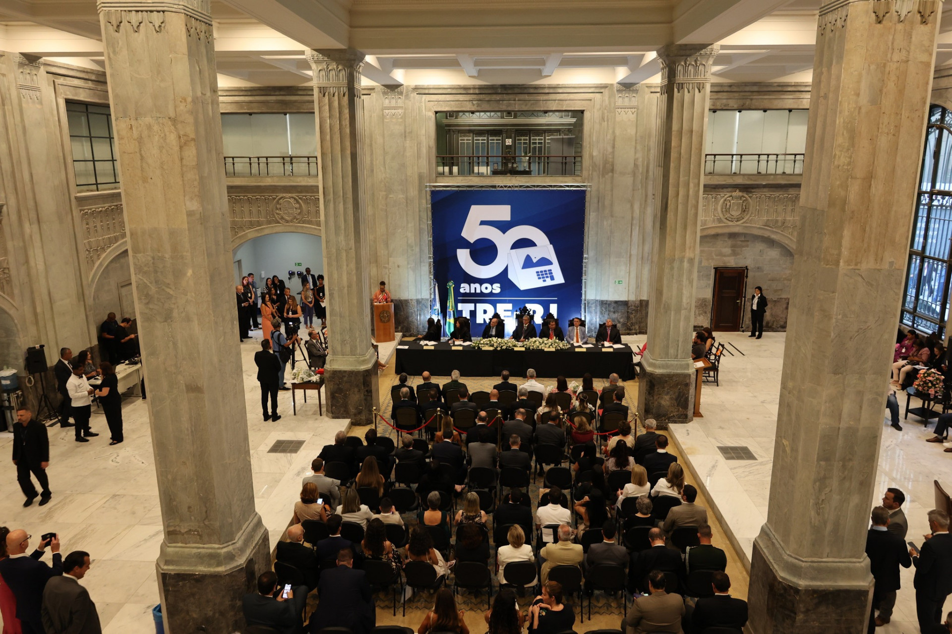 Solenidade aconteceu no Palácio da Democracia, nova sede do TRE-RJ, no Centro - Divulgação / TRE-RJ