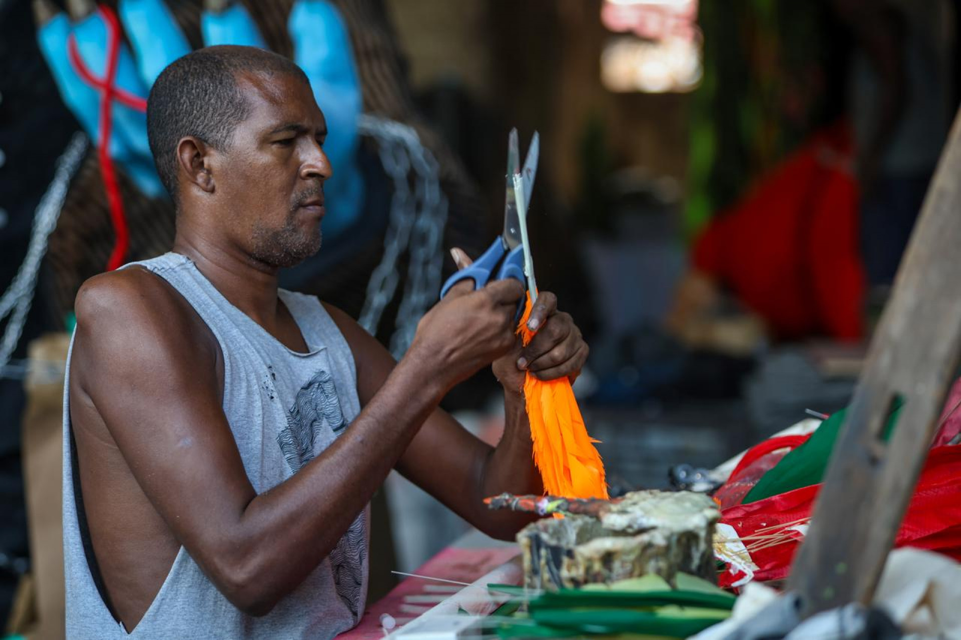 Tudo é feito com capricho e cuidando dos detalhes - Renan Areias / Agência O Dia