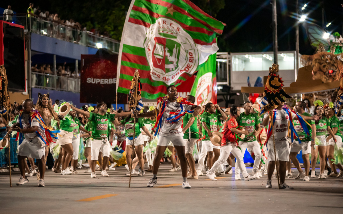 A Acadêmicos da Grande Rio fez seu ensaio às 20h30