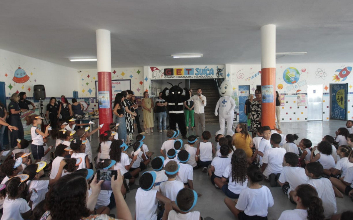 As secretarias de Saúde (SMS) e de Educação (SME) começam a Semana de Mobilização de Combate à Dengue