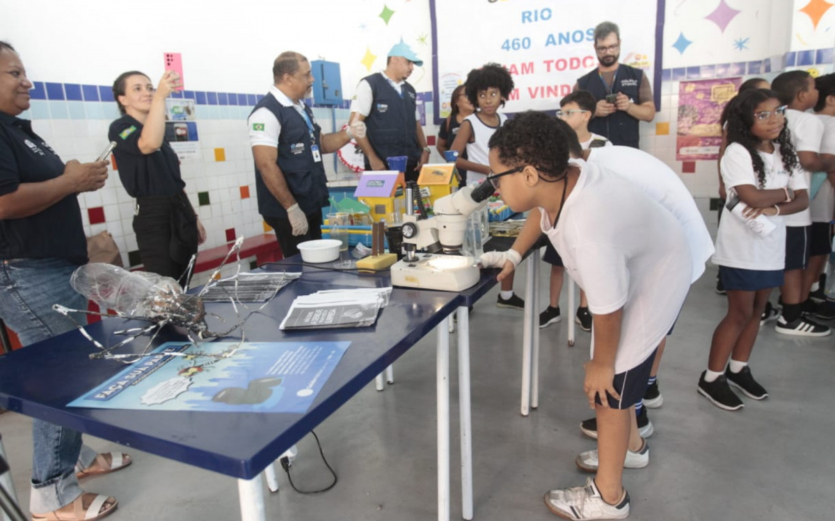 As secretarias de Saúde (SMS) e de Educação (SME) começam a Semana de Mobilização de Combate à Dengue