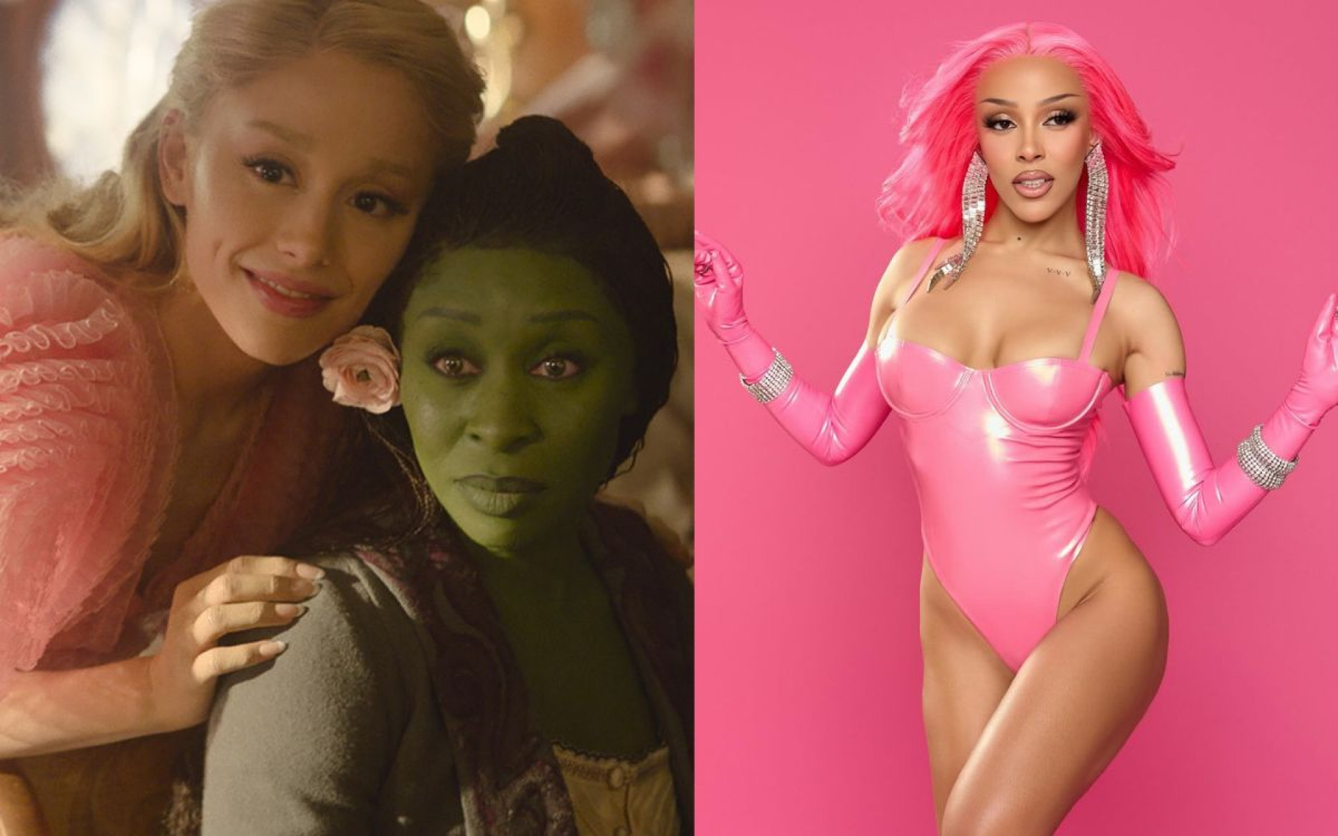 Ariana Grande, Cynthia Erivo e Doja Cat se apresentarão no Oscar 2025 - Divulgação / Reprodução Instagram