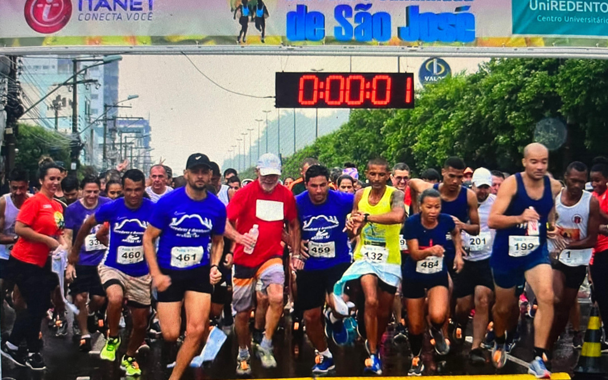 E foi dada a largada