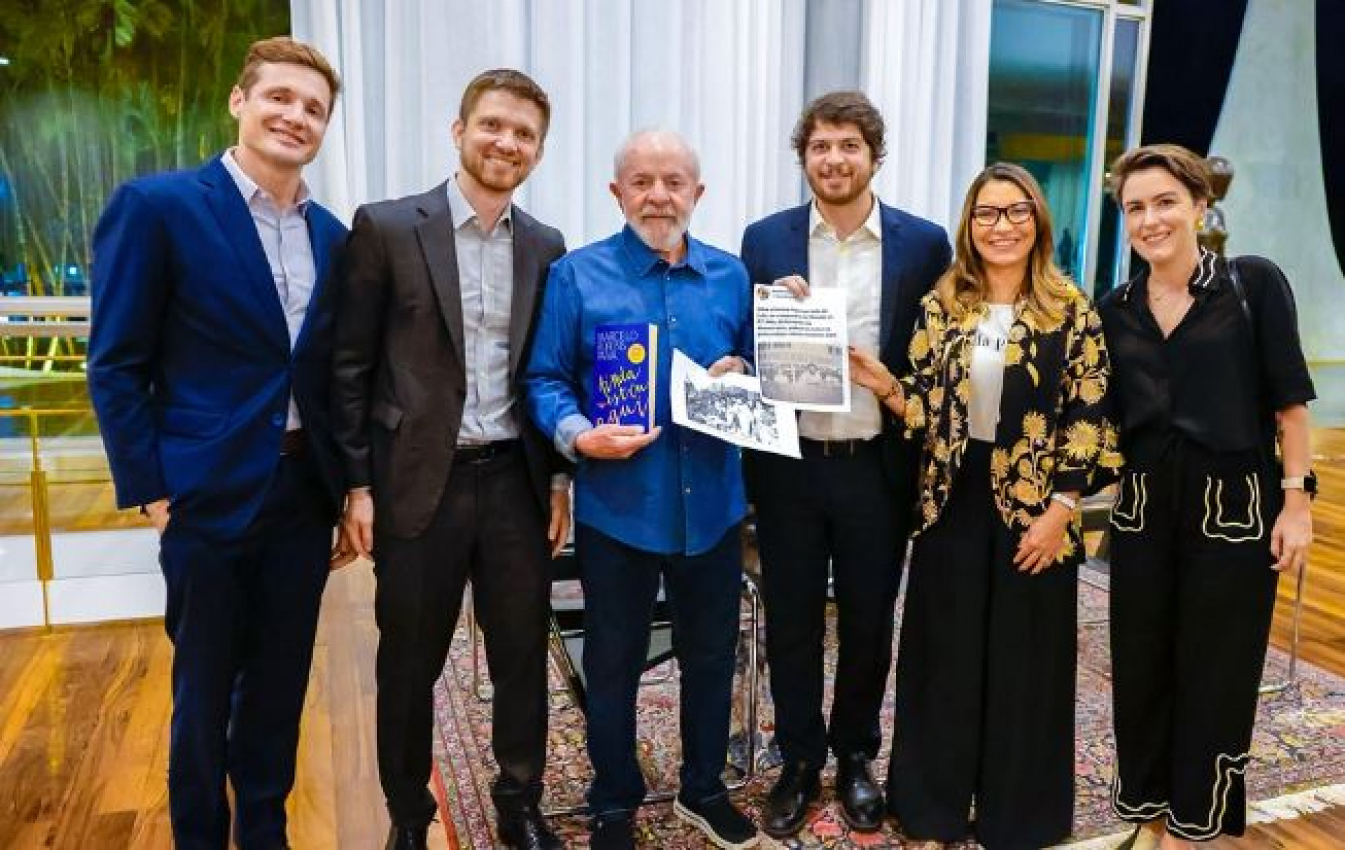 Lula recebeu familiares de Eunice e Rubens Paiva no Palácio da Alvorada - Ricardo Stuckert / PR