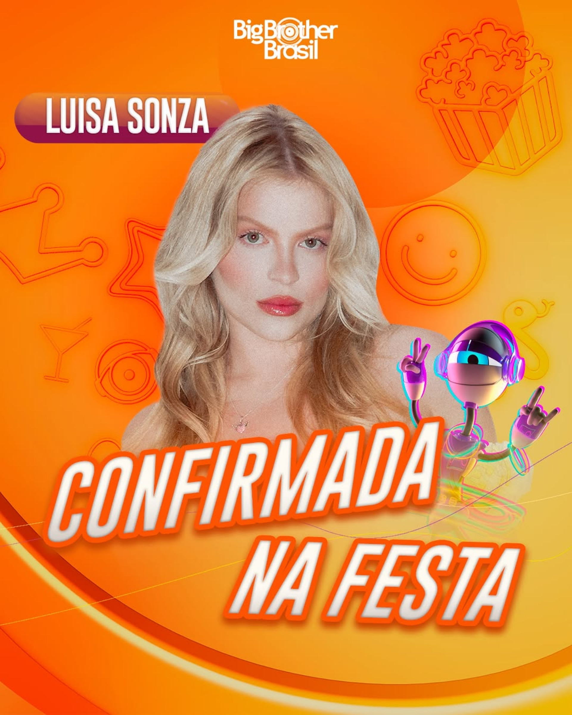 Luísa Sonza é a atração da festa de sexta no 'BBB 25' - Reprodução/Instagram 