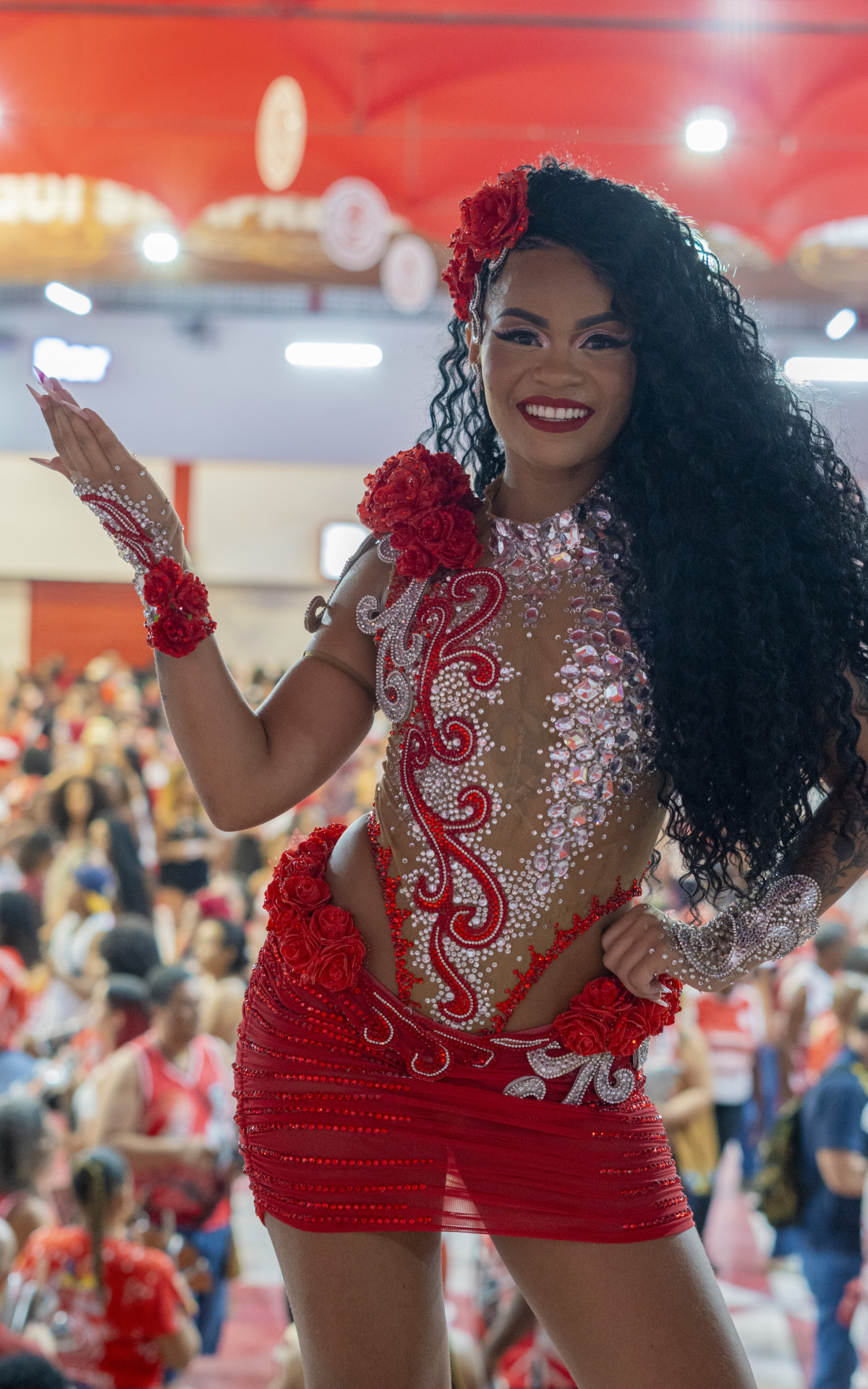 Andressa Marinho faz sua estreia como rainha de bateria no retorno da UPM ao Grupo Especial - Deivid Maldonado/Unidos de Padre Miguel