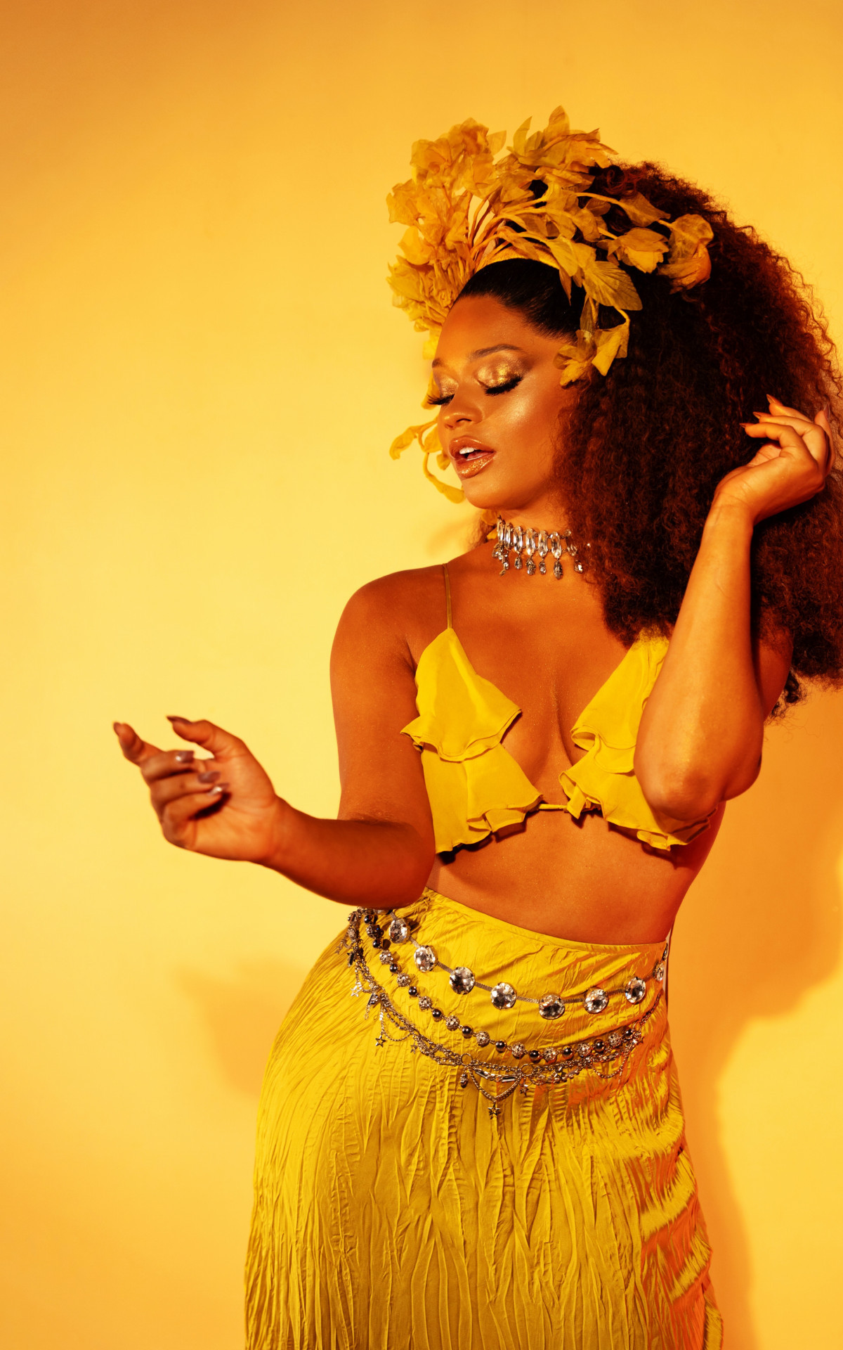 Juliana Alves volta a desfilar na Unidos da Tijuca - Guilherme Lima/Divulgação