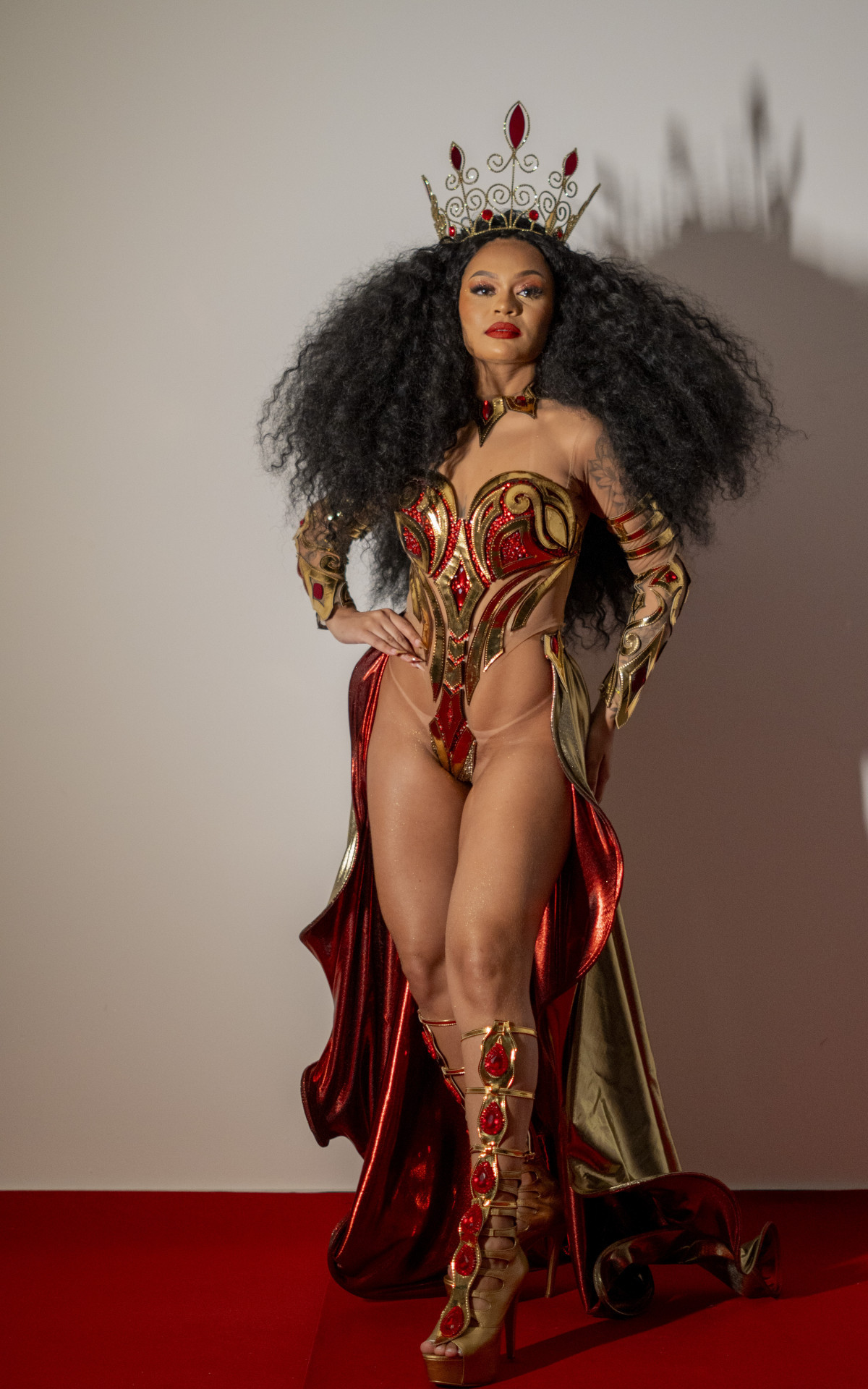 Apesar de estreante como rainha, Andressa Marinho tem relação com a escola desde que era criança - Deivid Maldonado/Unidos de Padre Miguel