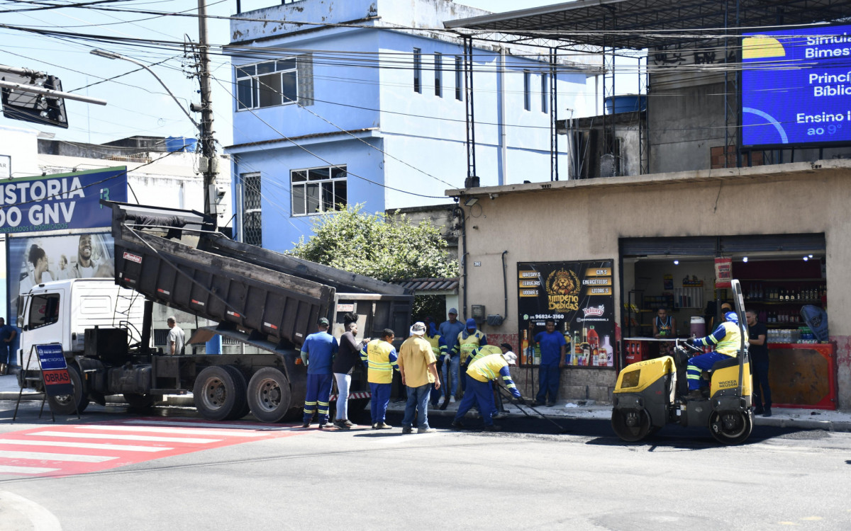 A Avenida Benjamin Pinto Dias está sendo revitalizada em toda sua extensão