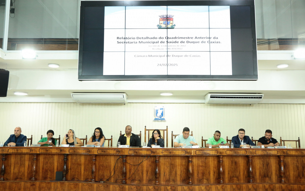 Secretaria de Sa&uacute;de faz presta&ccedil;&atilde;o de contas na C&acirc;mara de Caxias - Art V&iacute;deo/ Victor Hugo/Divulga&ccedil;&atilde;o