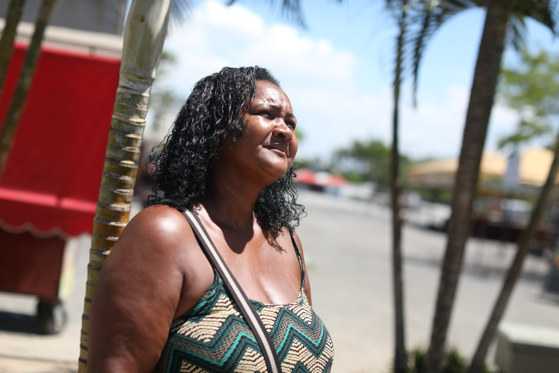 A dona de casa Elaine Cidade é moradora da Pavuna e diz ter muito orgulho de ser carioca - Pedro Teixeira