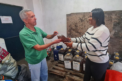 Prefeitura reforça importância do descarte correto do óleo de cozinha