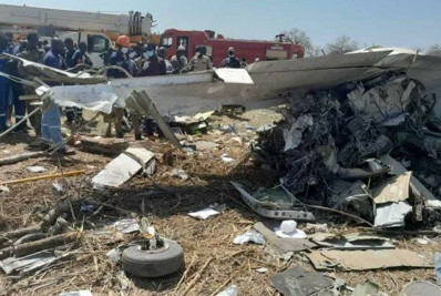 Vídeo: avião militar cai no Sudão e deixa pelo menos 46 mortos